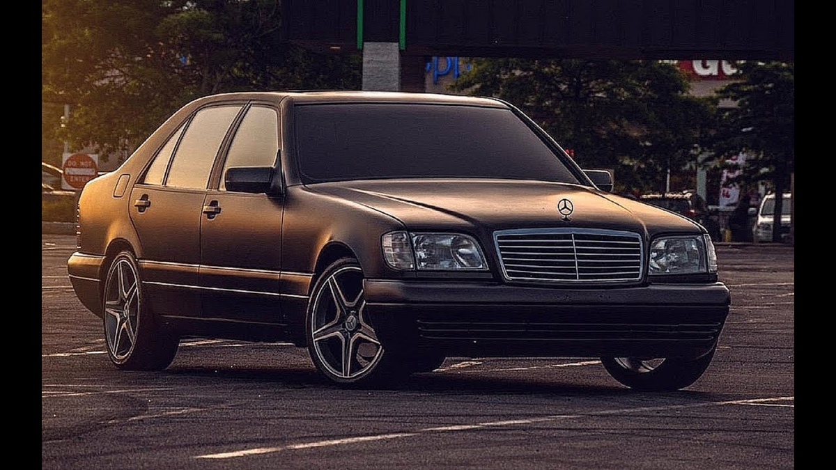 Mercedes-Benz W140 —бандит из 90-х | Немецкие автомобили | Дзен