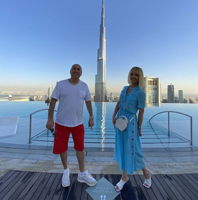 Иосиф Пригожин и Валерия соблюдают социальную дистанцию в ОАЭ