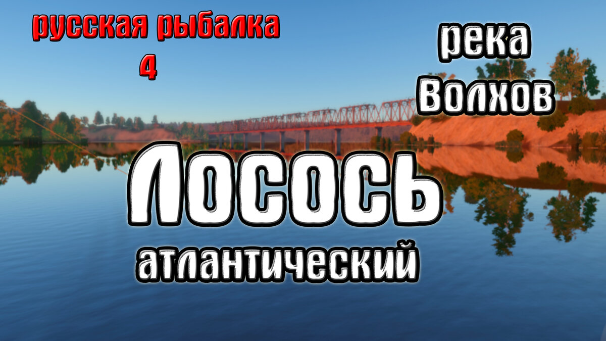 Русская рыбалка 4(рр4/rf4) - река Волхов. Лосось. | taksist - игровой канал  | Дзен