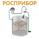 Контроль и измерение уровня резиновой крошки