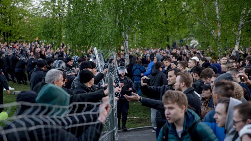 Протесты против строительства храма. Екатеринбург