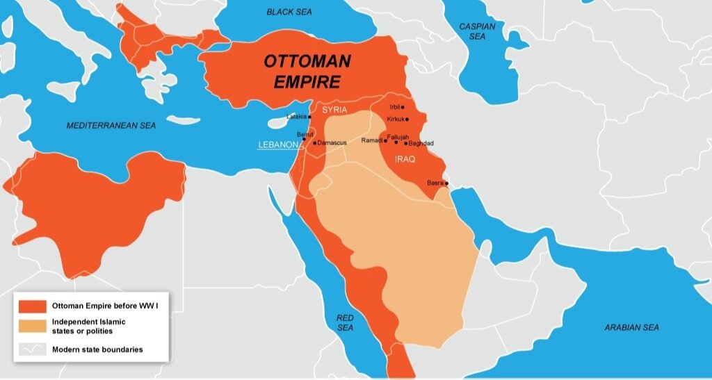 Карта османской империи 1566