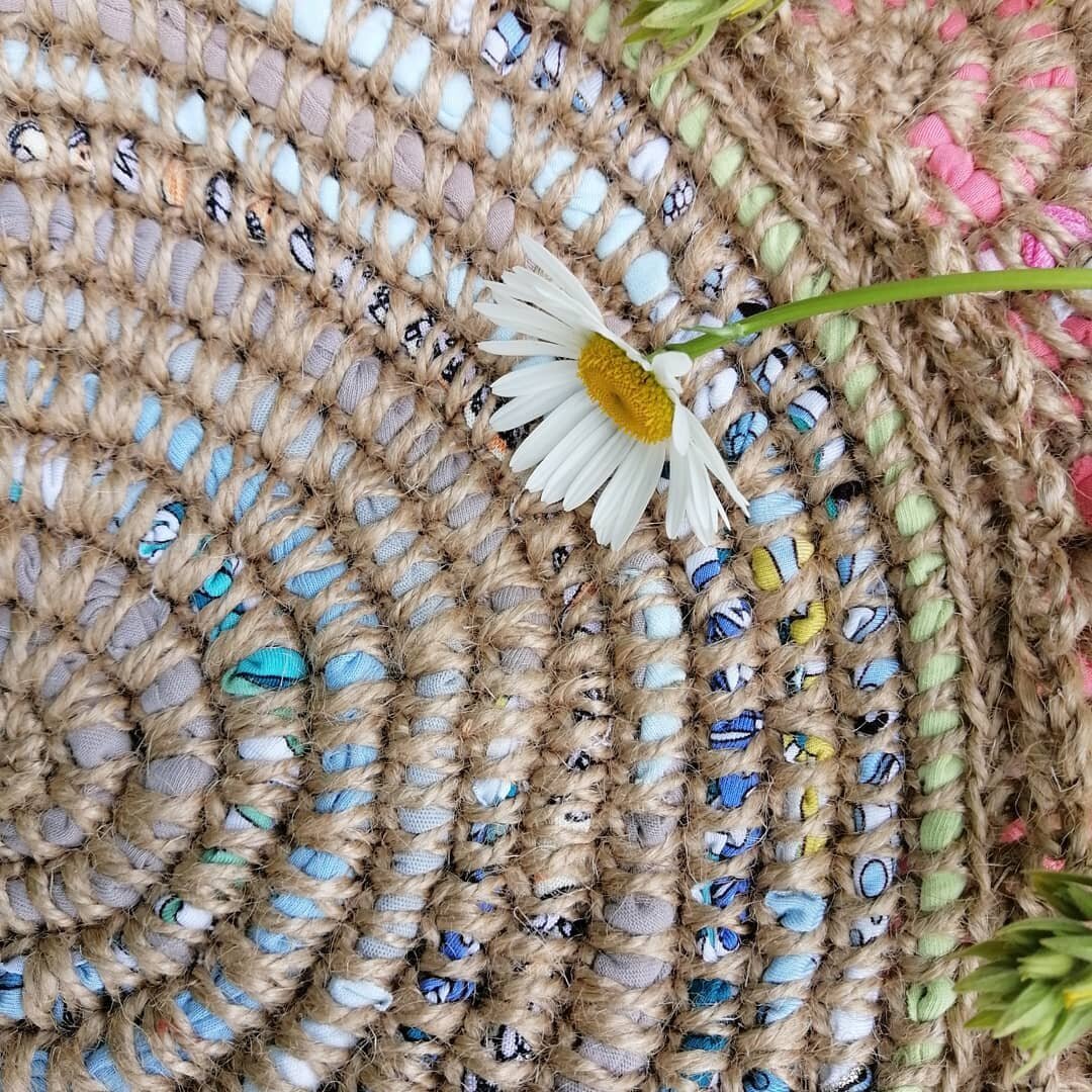 Коврик из бечевки