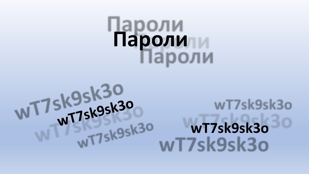 пароли
