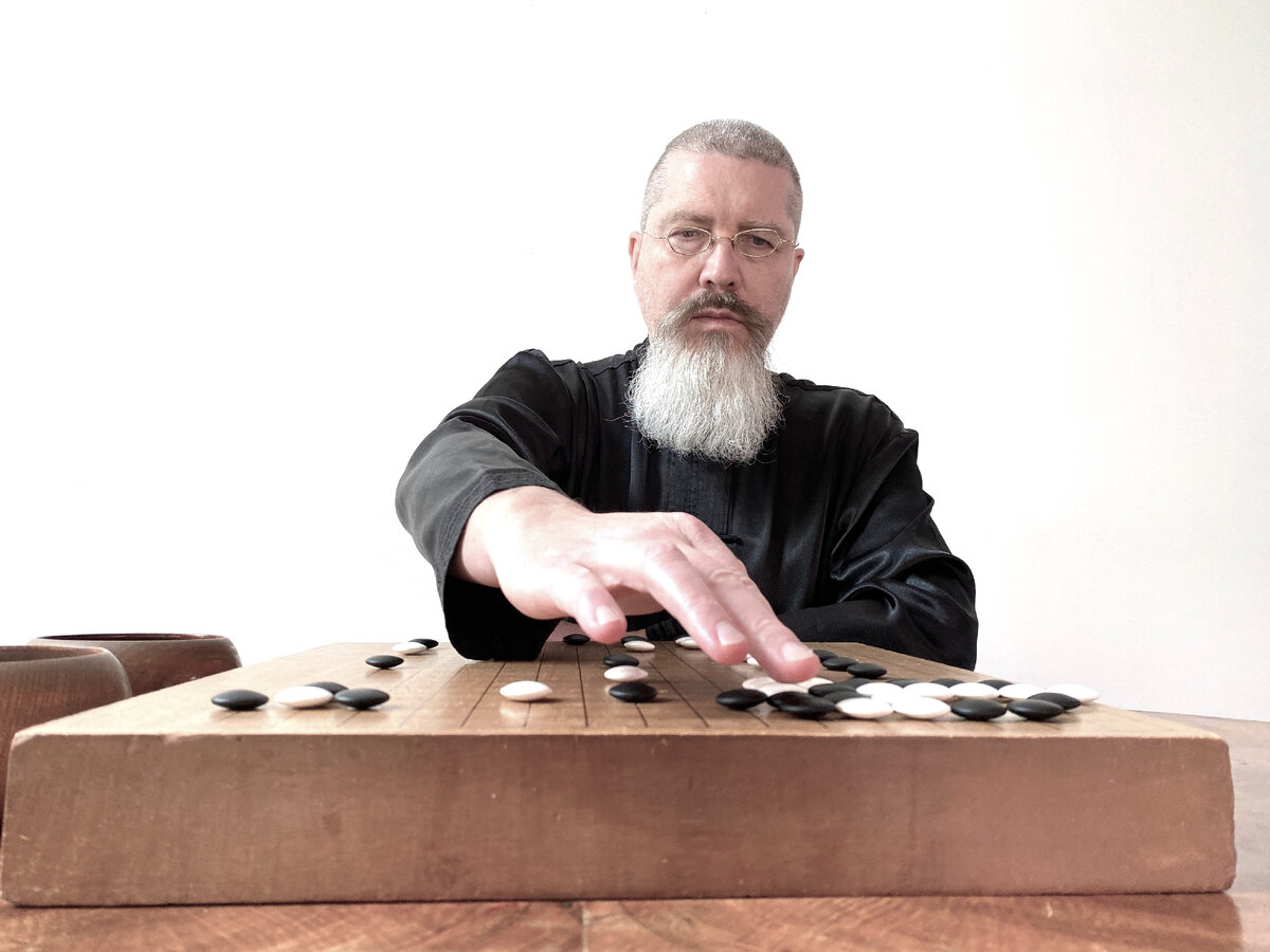 Моё хобби - игра Го. Фото автора.