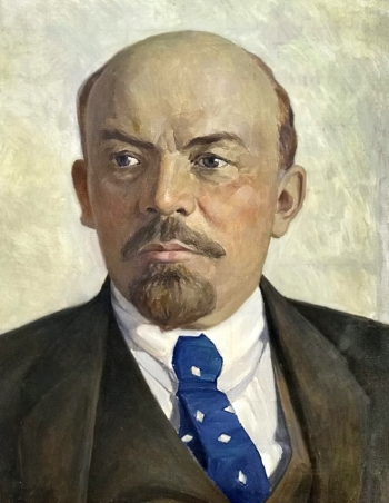 Лопатин Степан Семёнович. Портрет В.И.Ленина. 20 век. Музейный комплекс имени Ивана Яковлевича Словцова.