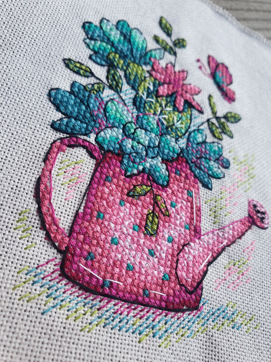 Вышивка крестиком набора от фирмы "МП студия"