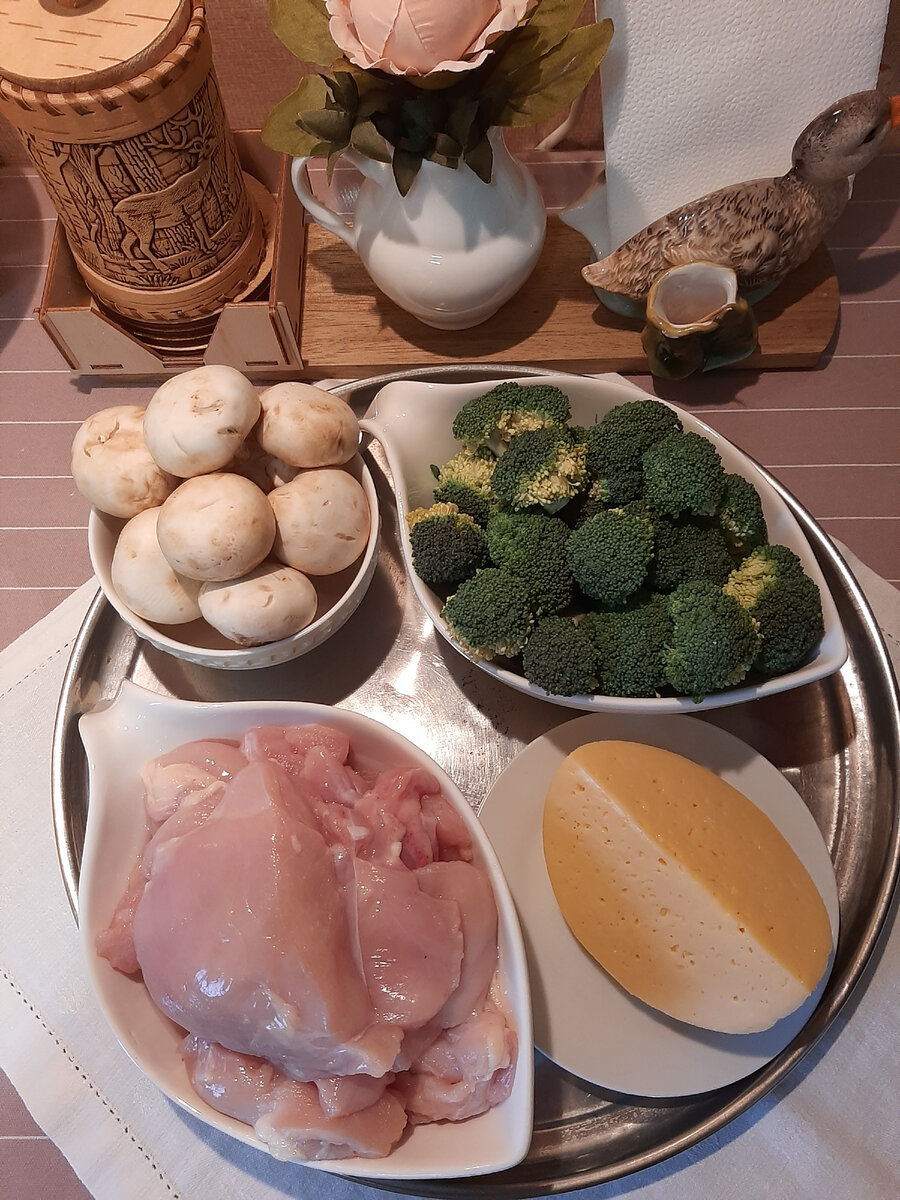 Запеканка из брокколи и куриного филе – пошаговый рецепт приготовления с фото