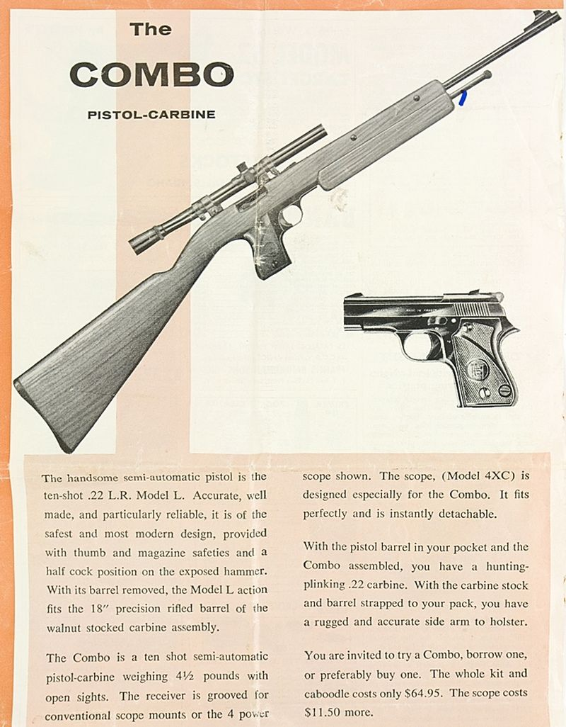 Крошечный пистолет-мелкашка от Beretta, с заряжанием как у ружья. Видео