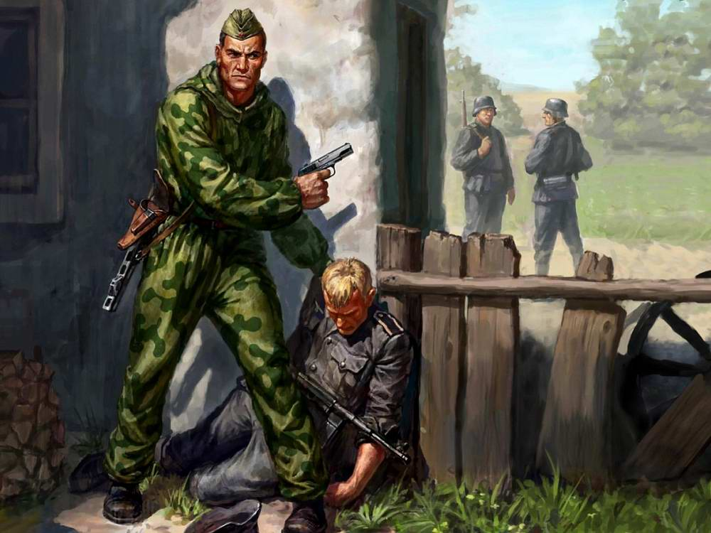Враг солдата. Великая Отечественная война в тылу врага. В тылу врага солдаты. СМЕРШ НКВД арт. Разведчик диверсант