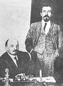 Ленин В. И. и Рыков А. И. в начале 1920-х годов. Фото с сайта "Википедия" 