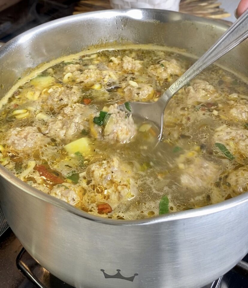 Посмотрите, какой аппетитный суп получился😋