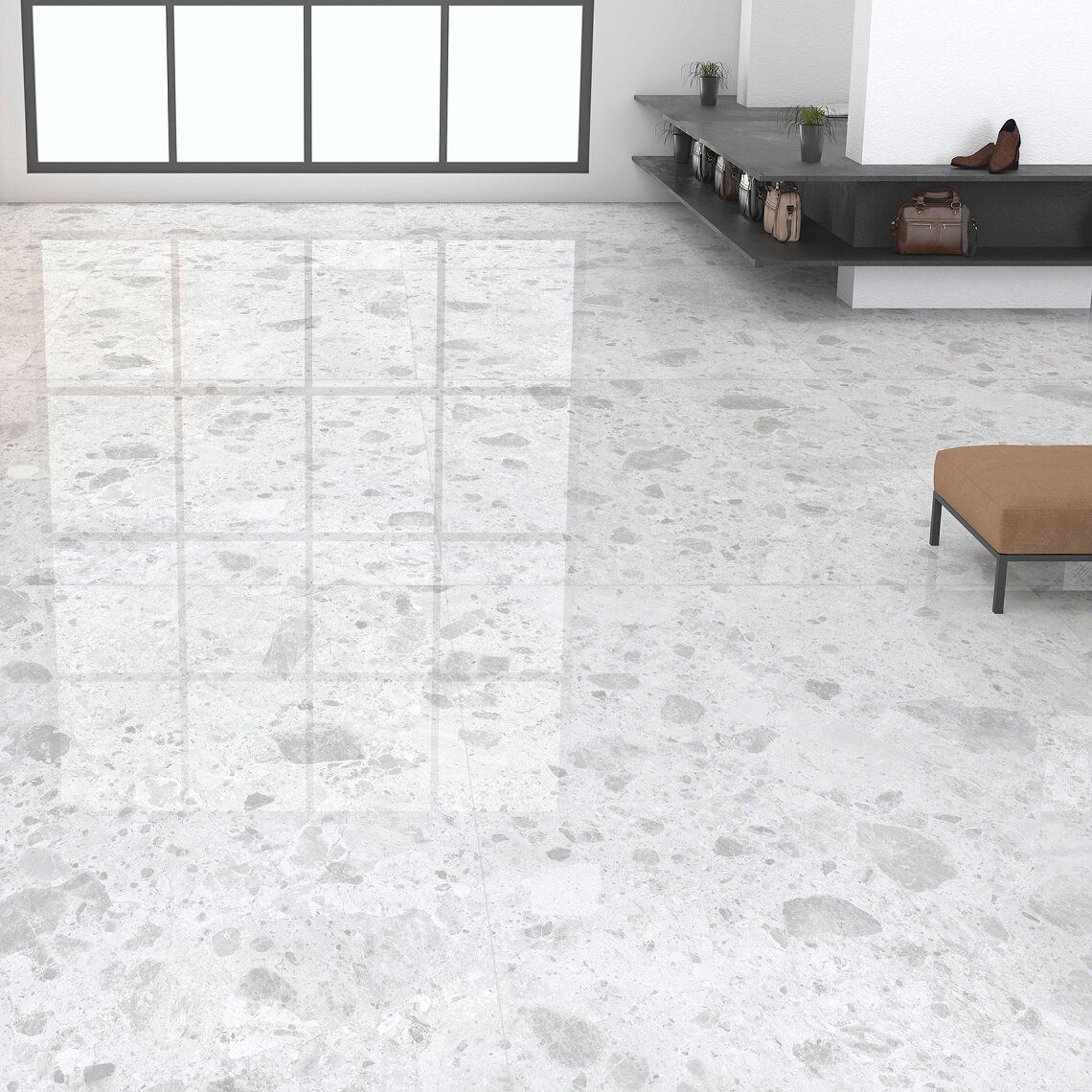 ITT Amsterdam White Polished Rect. 60x120