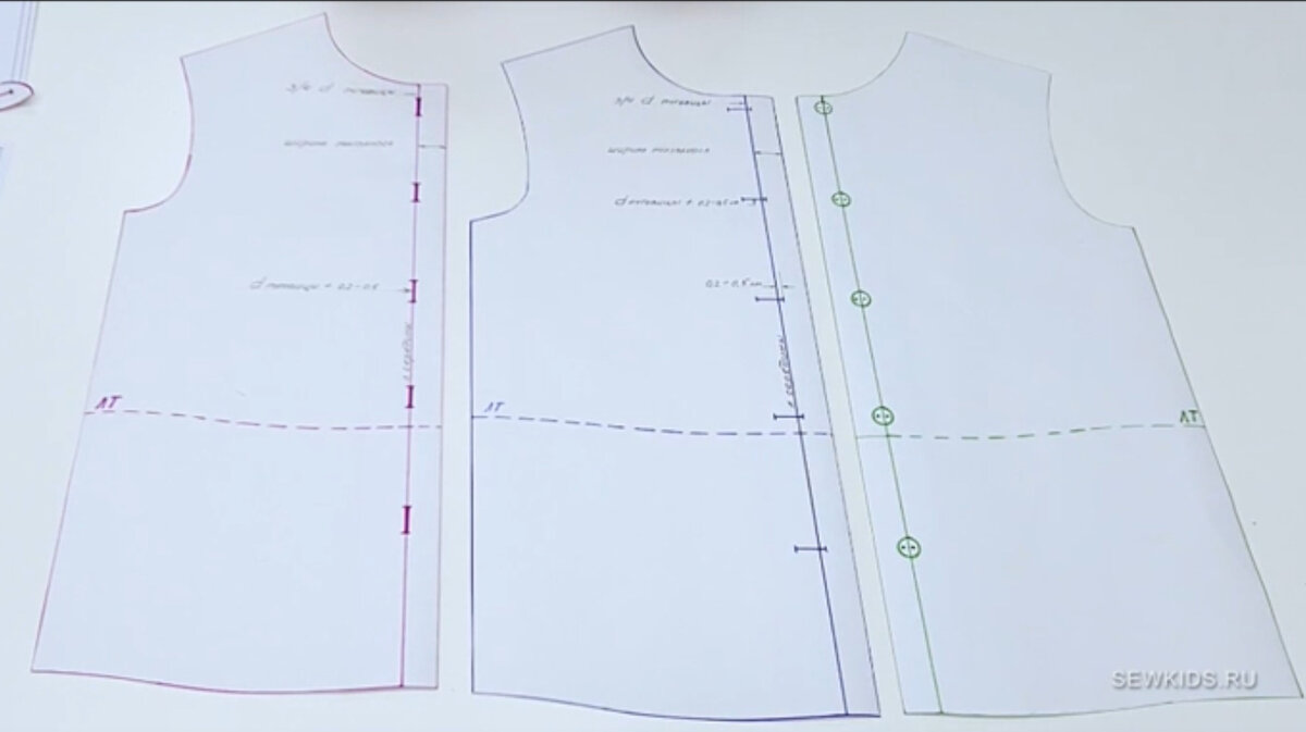 Разметка петель на лекалах – важный этап который убережёт от ошибок!
