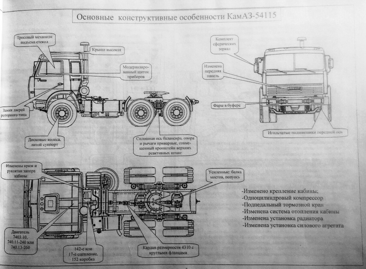 воздушная схема камаз 43118