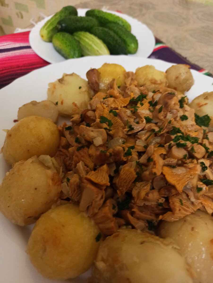 Ну очень вкусный ужин 