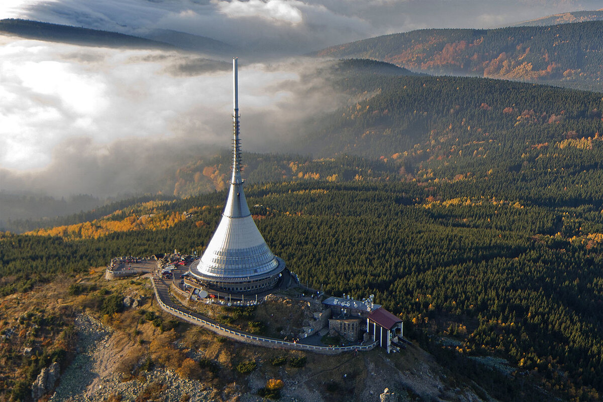 Телебашня  Йештед в Либереце