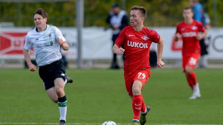 Александр Руденко "Спартак" , фото с матча против "Ливерпуля"