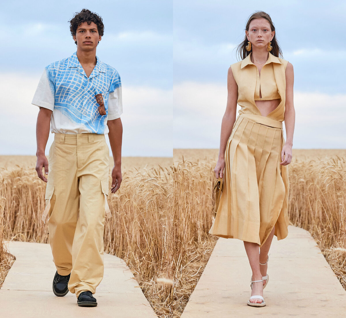 Jacquemus 2021 пшеничное поле