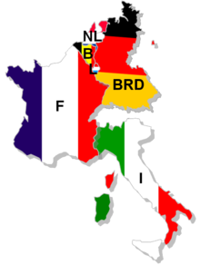 Европейската общност за въглища и стомана (съкратено ЕОВС) е създадена с договор в Париж през 18 април 1951 г. от Франция, Западна Германия, Италия, Белгия, Люксембург и Холандия с цел да се обединят въглищните и стоманени ресурси на нейните държави членки.  Организацията е първата по рода си, в която присъства наднационална институция, и поради това се счита за първата стъпка в европейската интеграция.