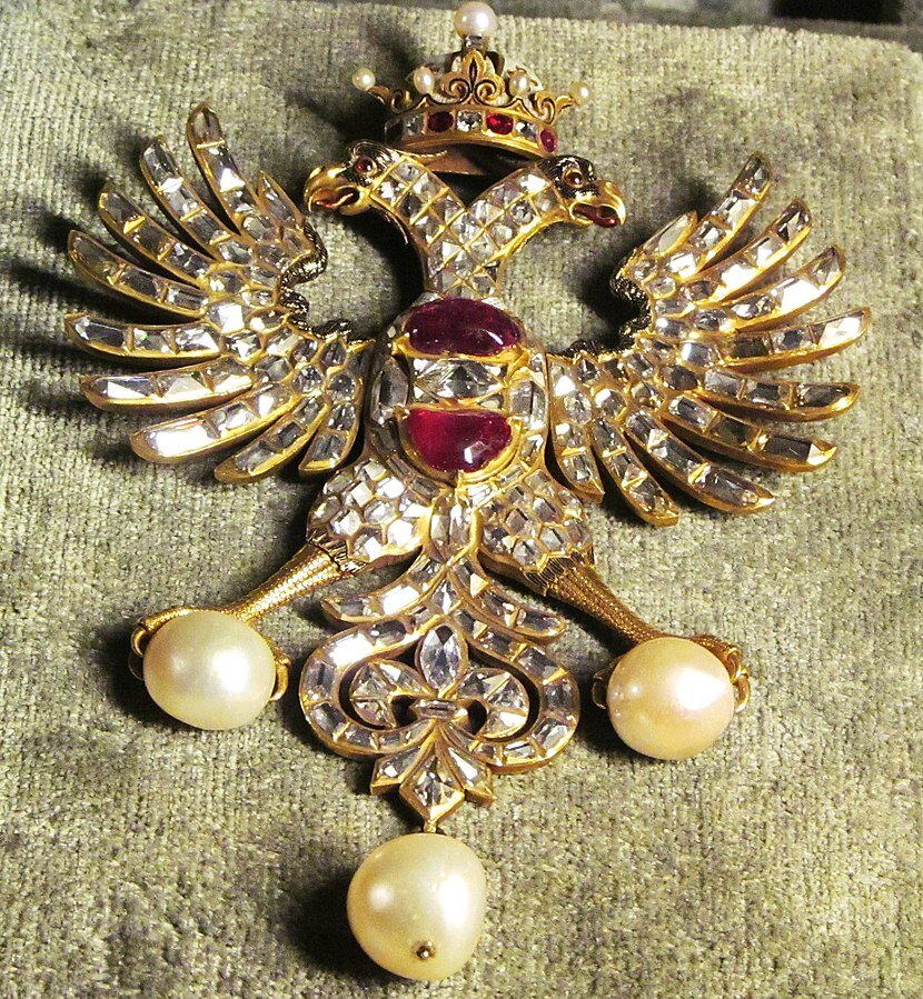 Diamond double-headed eagle of the House of Austria (Schatzkammer Munich)