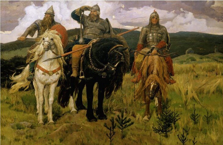 ВИКТОР ВАСНЕЦОВ, "БОГАТЫРИ", 1898