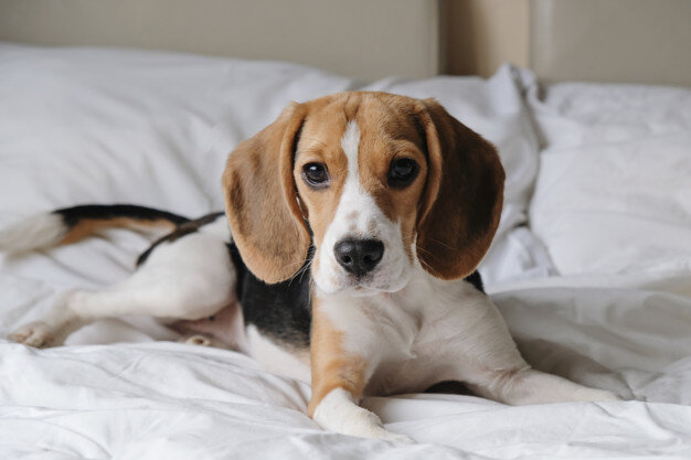 Бигль, как грелка в кровати