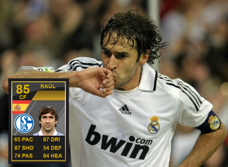 Легенда Мадридского Реала, который отыграл последние годы за Шальке 04. Там и получил два информа, где 85-й стал последней карточкой Рауля в FIFA.