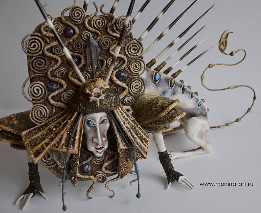 Фото автора Хакутаку  - питерской художницы и мастера по куклам Лады Репиной