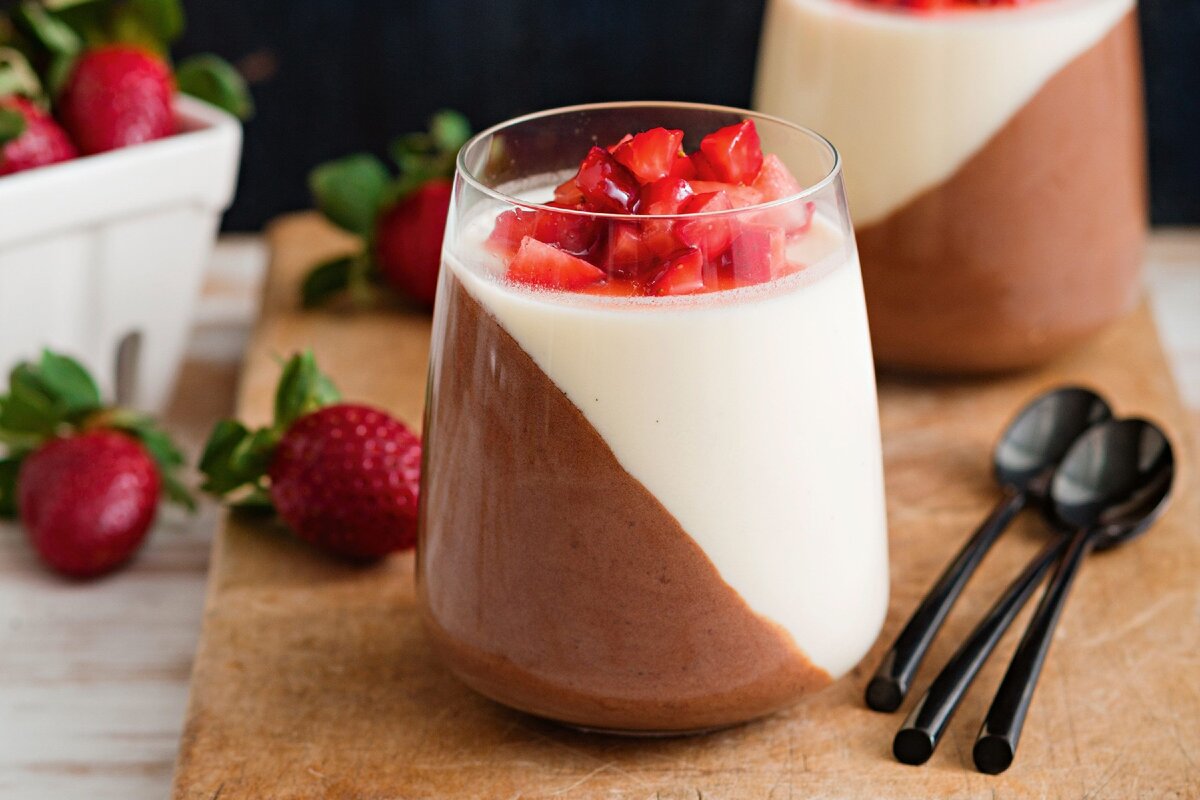 Десерт panna Cotta