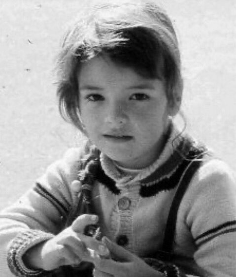 Ольга Павловец в детстве 