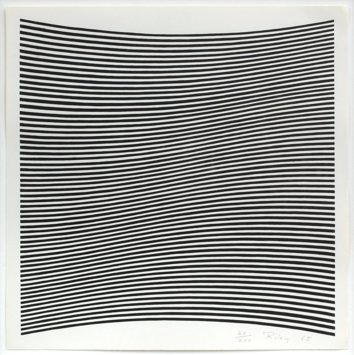 "Без названия" Бриджет Райли 1965 год (Яндекс.Картинки)