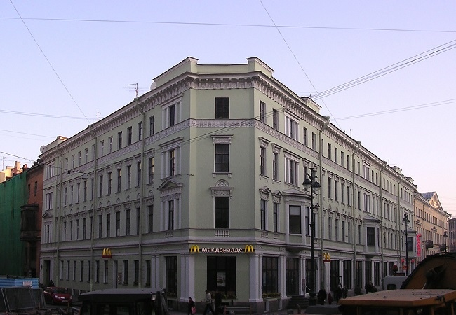  Бывшее здание ресторана «Дюссо» в Санкт-Петербурге