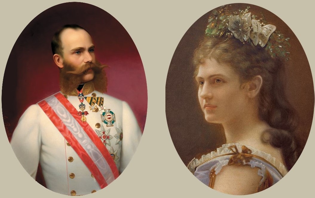 Франц Иосиф в форме фельдмаршала и его возлюбленная Катарина Шратт