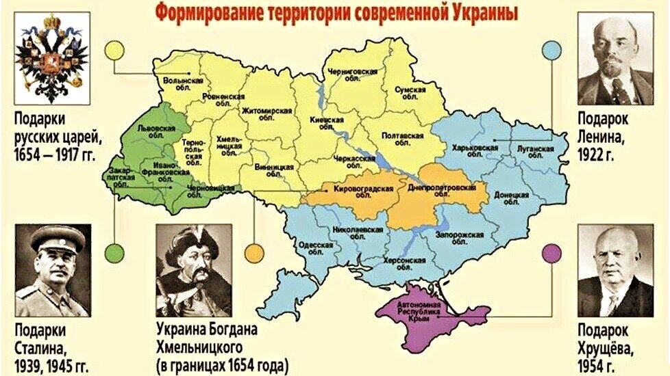 Границы украины 1922 года карта