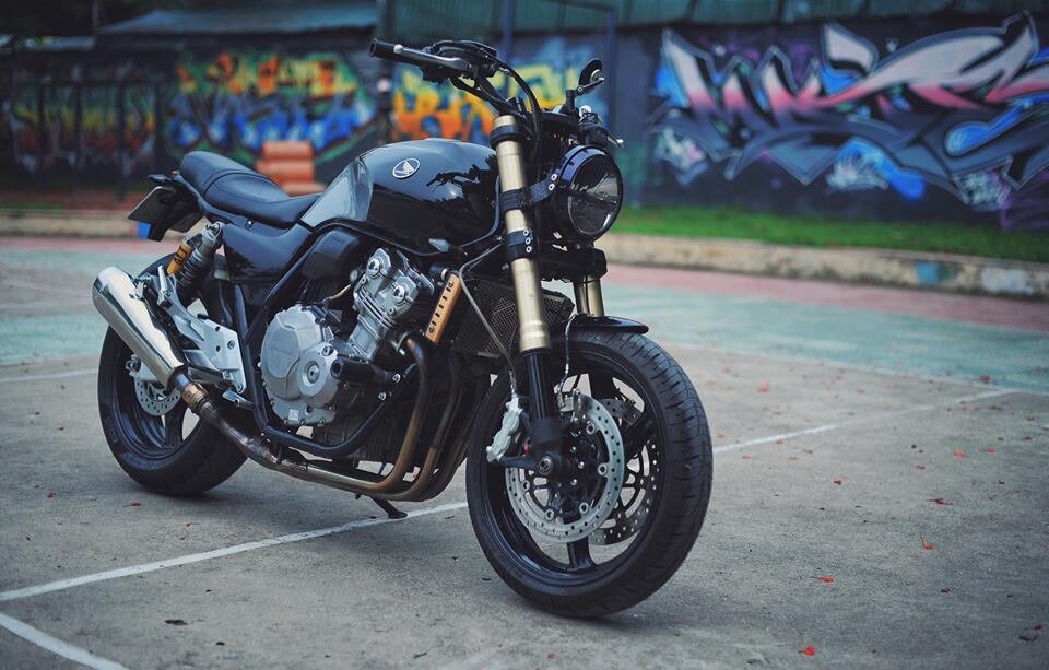 Cb400 спицованный