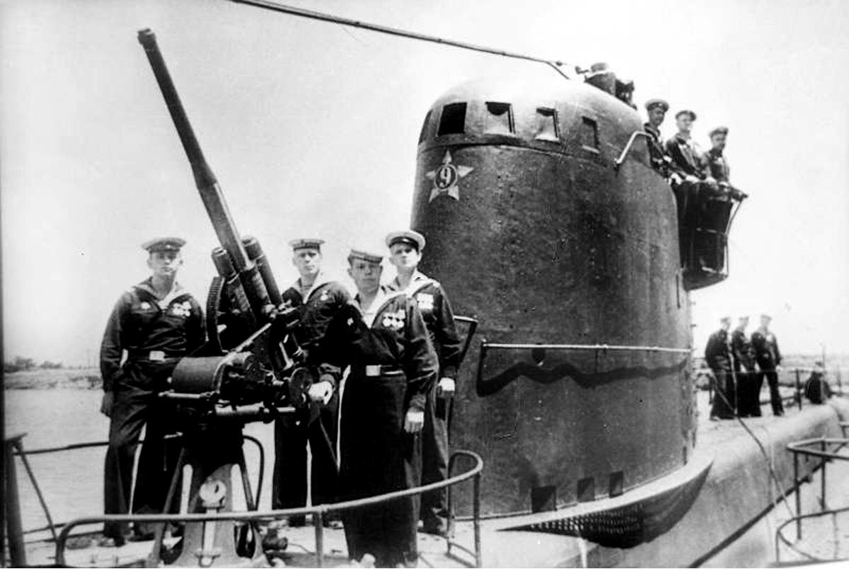 Подводная лодка «М-117» во время Великой Отечественной войны. Источник: http://www.sovboat.ru