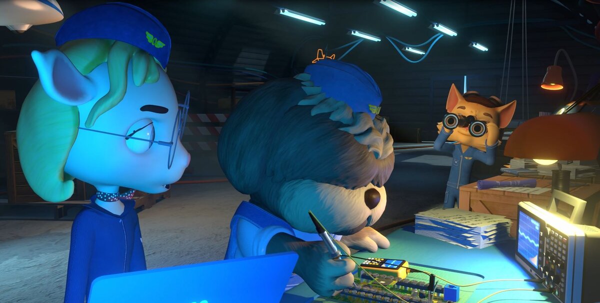 Кадр из мультсериала "Улётная команда"