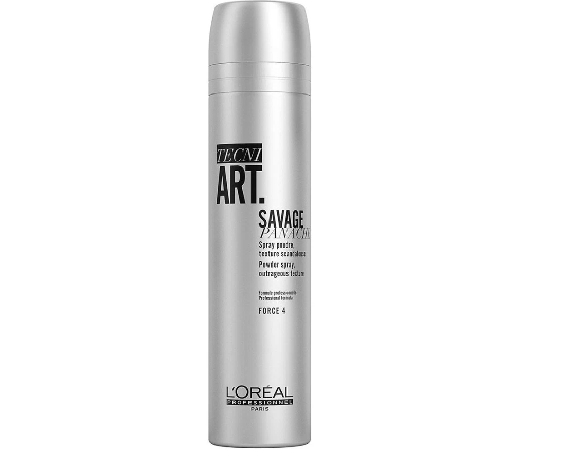Так выглядит спрей для волос в виде пудры от L'Oréal Professionnel Savage Panache Pure.