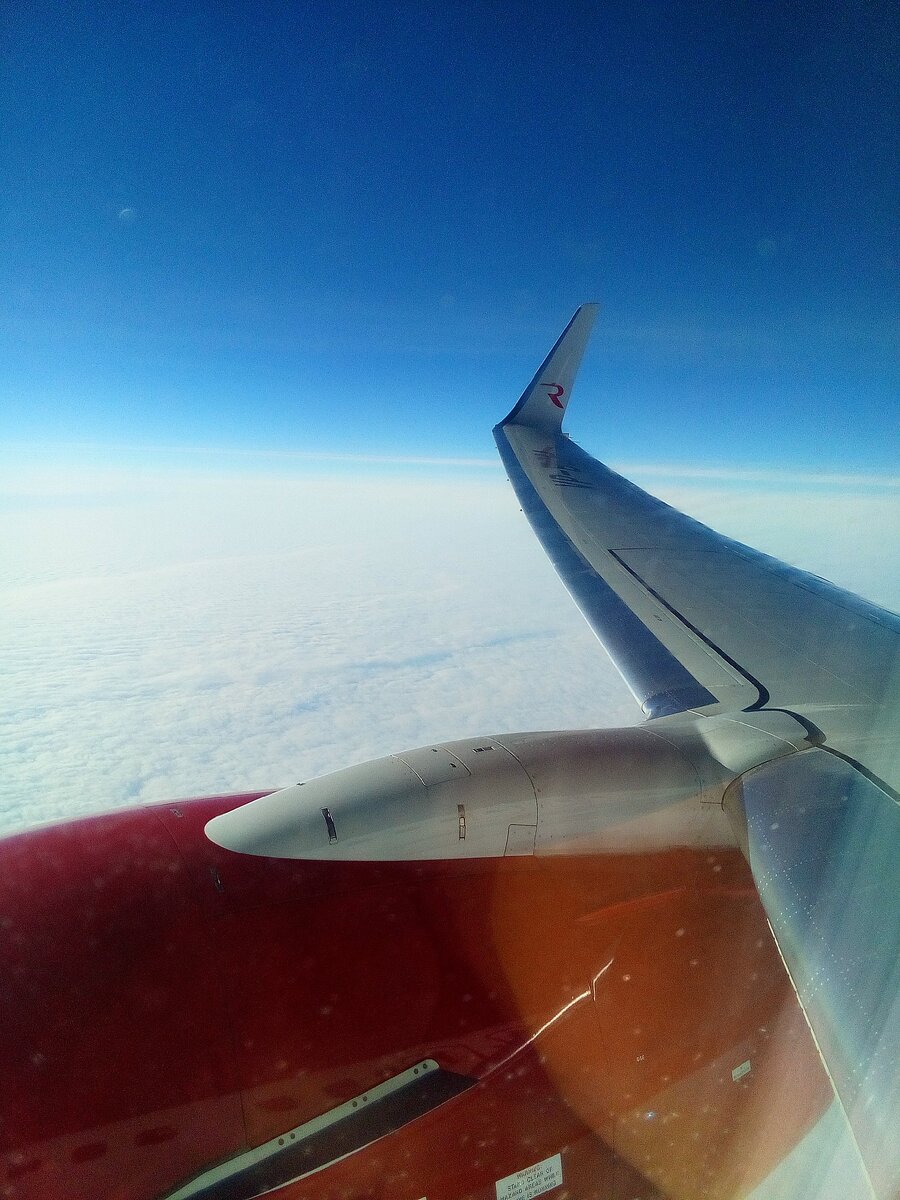 Из окошка самолета по пути на Бали. Фото автора