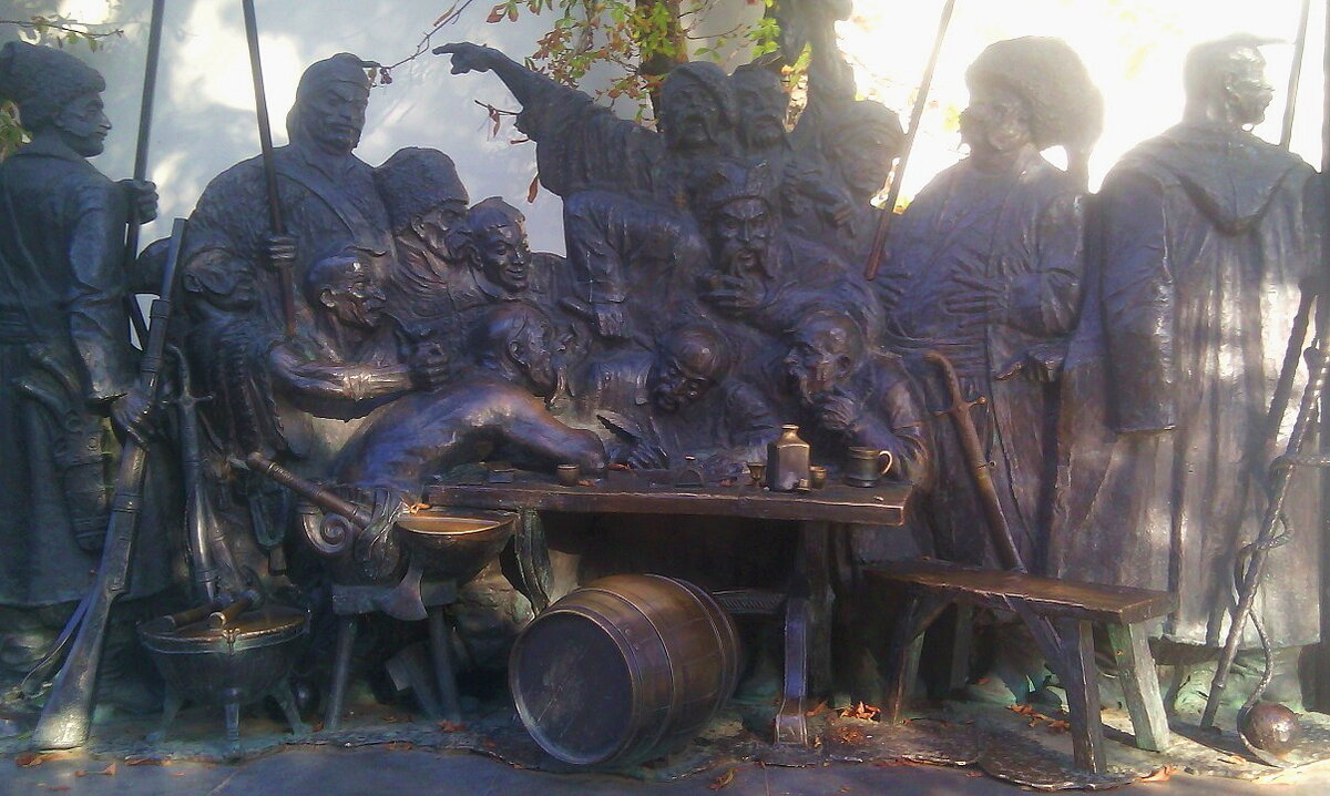 Миниатюра "Застолье кубанцев"