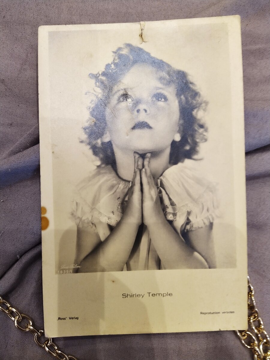 Ширли Темпл, фото 1930-х гг, оригинал. Из нашей коллекции.