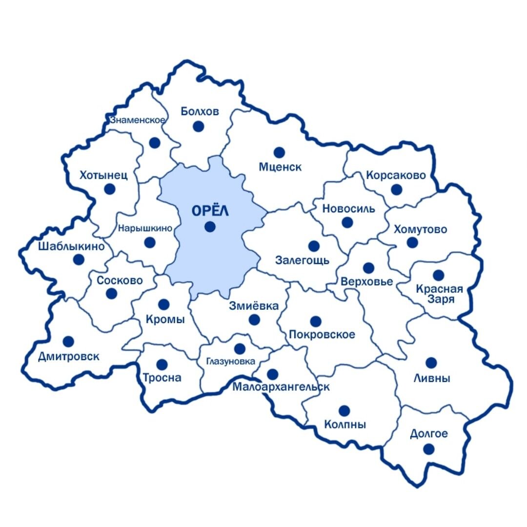 Карта рек Орловской области: точные данные и подробное описание