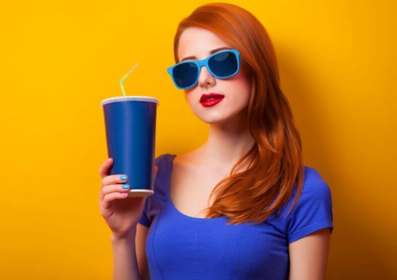 Не пейте ледяные напитки в жару!