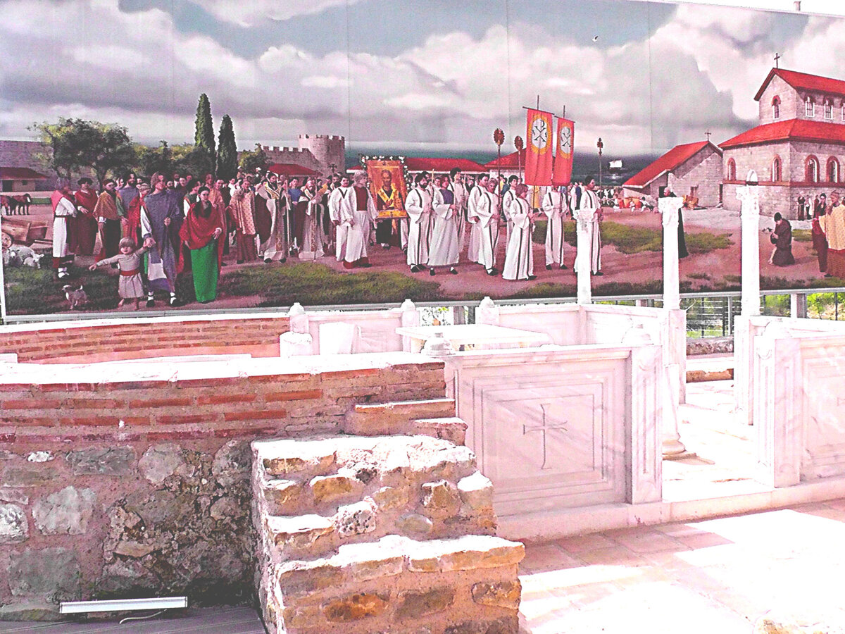 Болгария. Картина византийской жизни. Фото автора.