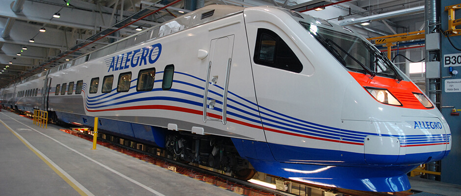 Финский скоростной поезд "Аллегро"