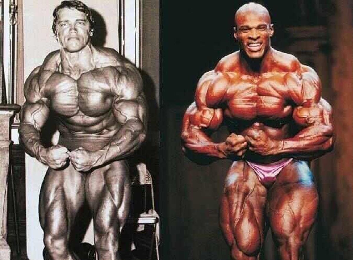 Ронни Колеман vs Арнольд Шварценеггер