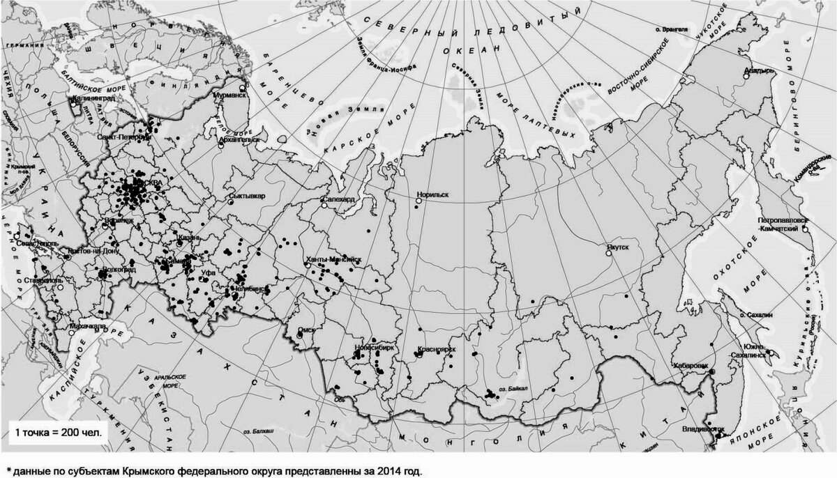 Карта расселения таджиков