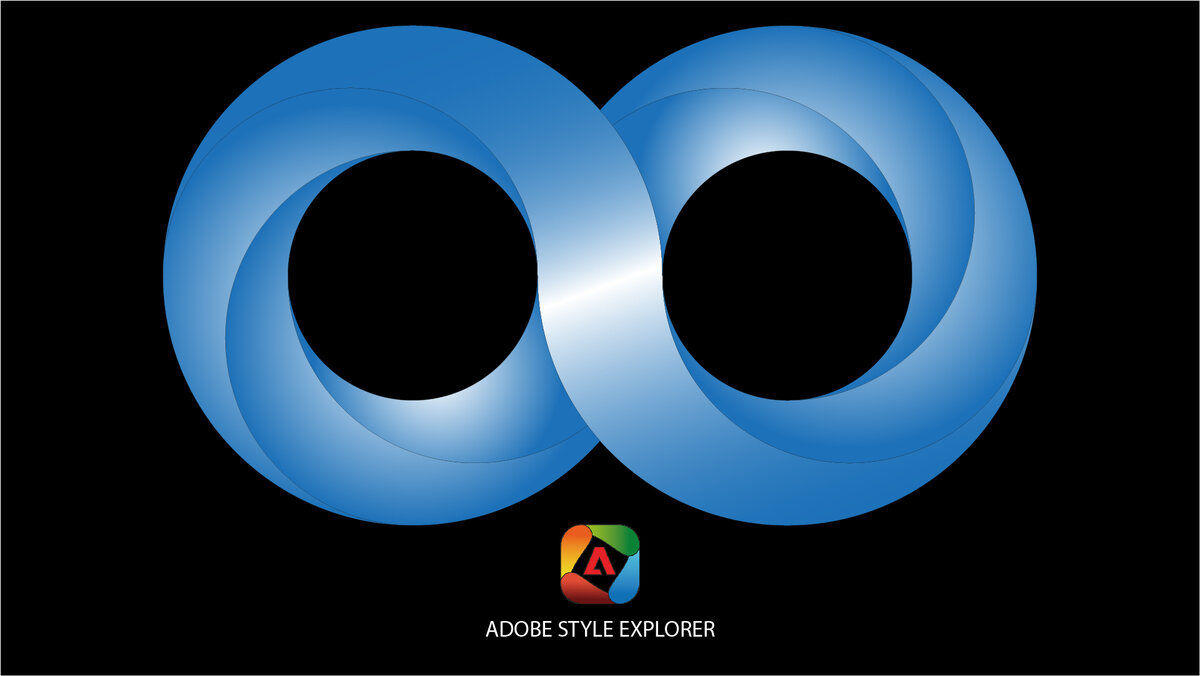 Знак бесконечности в Adobe Illustrator за пять минут. 