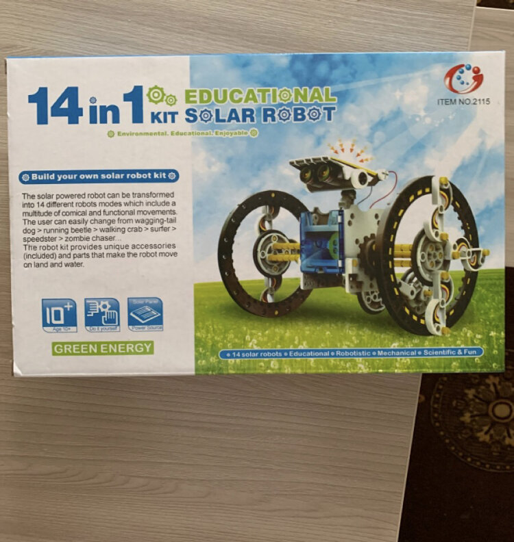 Называется этот конструктор Solar Robot 14 in 1